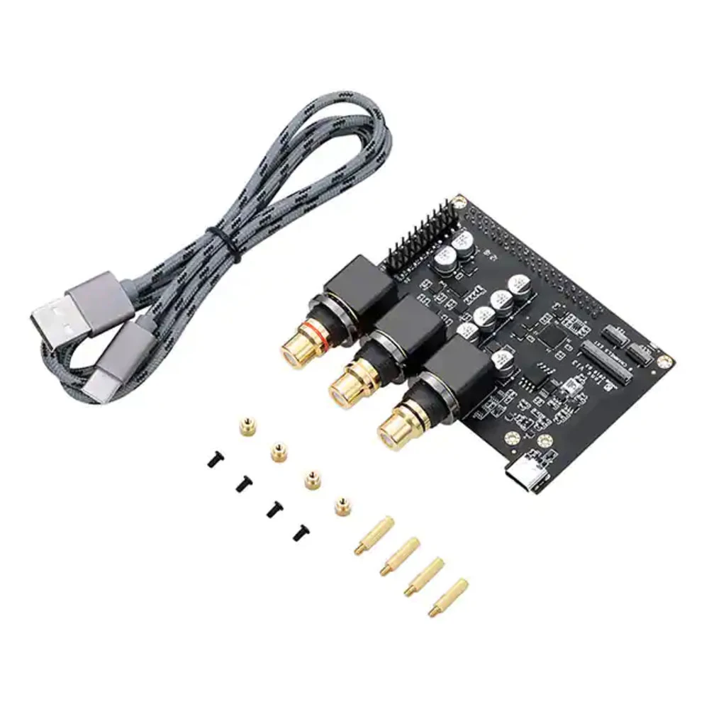 Плата интерфейсная Khadas Tone Board VIMs Edition Hi-Res Audio Board, Hi-Fi, XMOS, ES9038Q2M, GPIO Header, KTONE-V-001