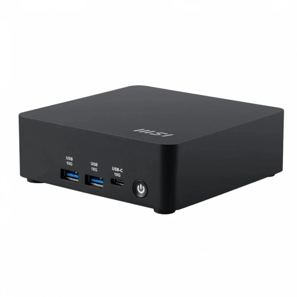 Неттоп MSI Cubi NUC AI 1UMG-060BRU Core Ultra 7 155H (1.4) Arc graphics без ОС 2x2.5GbitEth WiFi BT 120W черный (936-B20911-060)