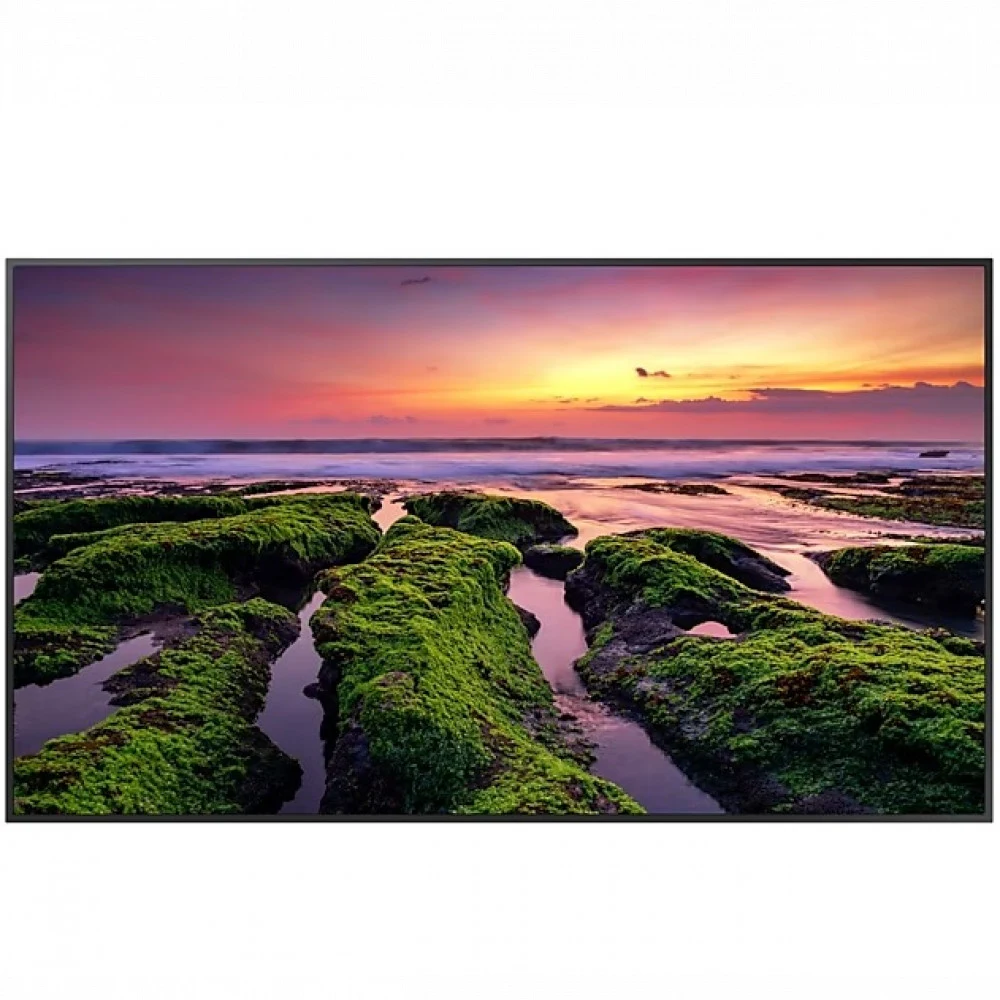 Панель Samsung 75" QB75B черный E-LED BLU LED 8ms 16:9 HDMI M/M матовая 350cd 178гр/178гр 3840x1920 Ultra HD USB 38.3кг