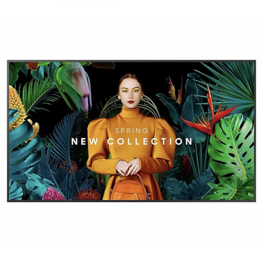 Панель Samsung 75" QM75C черный VA LED 16:9 DVI HDMI M/M матовая 4000:1 500cd 178гр/178гр 3840x2160 DP RCA Да 4K USB 33.4кг