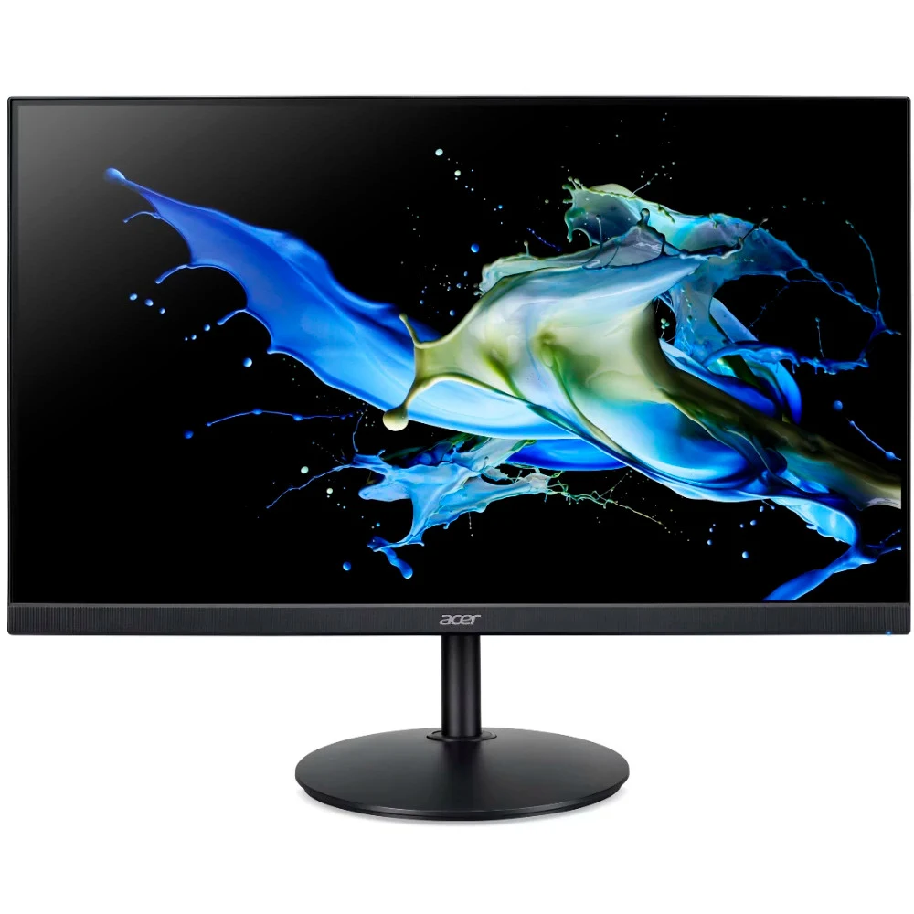 Монитор/ Acer CB242YGbmiprx 23,8'', ZeroFrame, Black, PCR 85%+OBP 5%, 16:9, IPS, 1920x1080, 1ms, 250cd, 120Hz, 1xVGA + 1xHDMI(1.4) + 1xDP(1.2) + SPK + Audio In/Out, Speakers 2Wx2, sync: FreeSync, ha