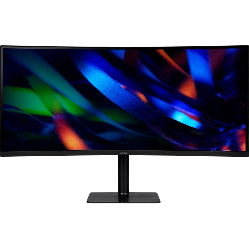 Монитор/ ACER CZ342CURVbmiphuzx 34'', ZeroFrame, Curved 1000R Black, 21:9, VA, 3440x1440, 1 / 0,5ms, 300cd, 180Hz, 1xHDMI(2.0) + 1xDP(1.4) + 1xType-C(65W) + Audio out + USB2.0+USB-B (2up 2down), Spe