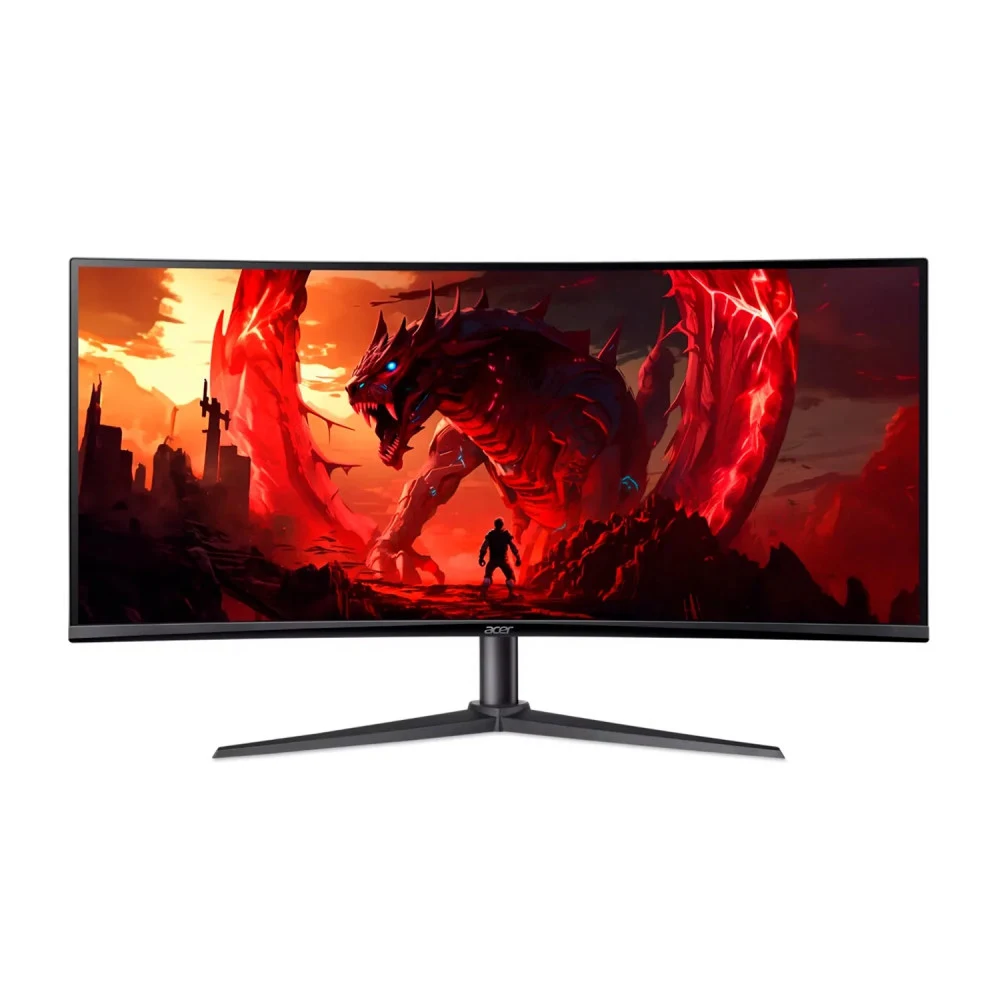 Монитор Acer/Nitro ED340CUJ0bmiipx/34 ''/WQHD/3440x1440 Pix/2xHDMI(2.0) + 2xDP(1.4) + Audio out/1 мс/250 ANSI люм/3000:1/100 Hz UM.CE0EE.001