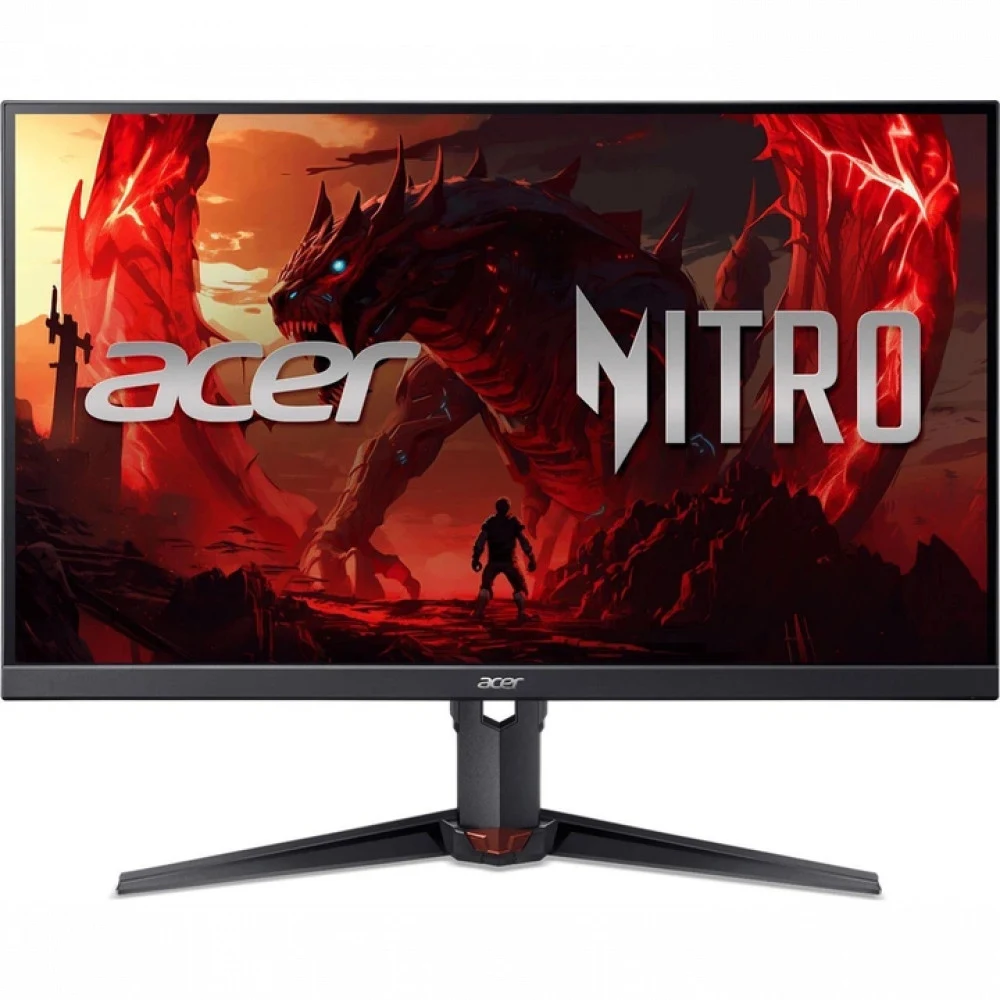 Монитор Acer Nitro KG240YW3bmiipx (KG24FX Series) 23.8" (60 см) / 1920×1080 Full HD / IPS / ZeroFrame / 240Hz / 1 мс (GTG), 0,5 мс Min / 250 кд/м² / 2× HDMI 2.0 + 1× DisplayPort 1.4 / Audio Out / HD