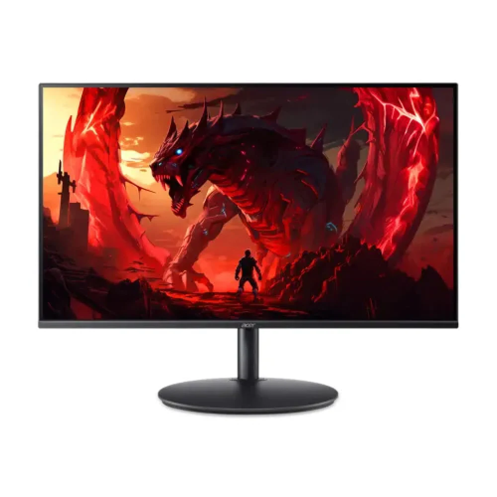 Монитор Acer Nitro KG270P0bi (KG0 Series) 27" (69 см) / 1920×1080 Full HD / VA / ZeroFrame / 144Hz / 4 мс (GTG), 1 мс (VRB) / 250 кд/м² / 1× VGA + 1× HDMI 1.4 / Audio Out / FreeSync / 99% sRGB / Чер
