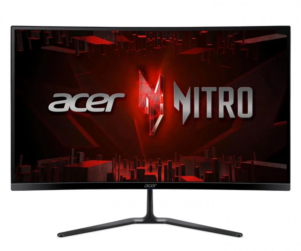 Монитор Acer Nitro ED270W0bmiipx (ED0 Series) 27" / 1920x1080 Full HD / VA / 240Hz / 250 кд/м² / 2x HDMI 2.0 + 1x DP 1.4 / 2x 2 Вт колонки / VESA 75x75 / ZeroFrame / BlueLight Shield / HDR10 Ready /