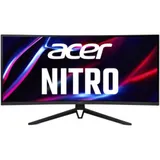 Монитор Acer/Nitro ED343CURHbmiippx/34 ''/WQHD/3440x1440 Pix/2xHDMI 2xDP MM Audio out HDR10 AdaptiveSync EU MPRII Black H.cable x1/1 мс/300 ANSI люм/3