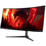34'' ACER Nitro XZ340CUHbiiphx, ZeroFrame, Curved 1500R Black, 21:9, VA, 3440x1440, 1 / 5ms, 250cd, 100Hz, 2xHDMI(2.0) + 2xDP(1.4) + Audio out , sync: FreeSync, hdr: HDR 10, H.Adj. 100