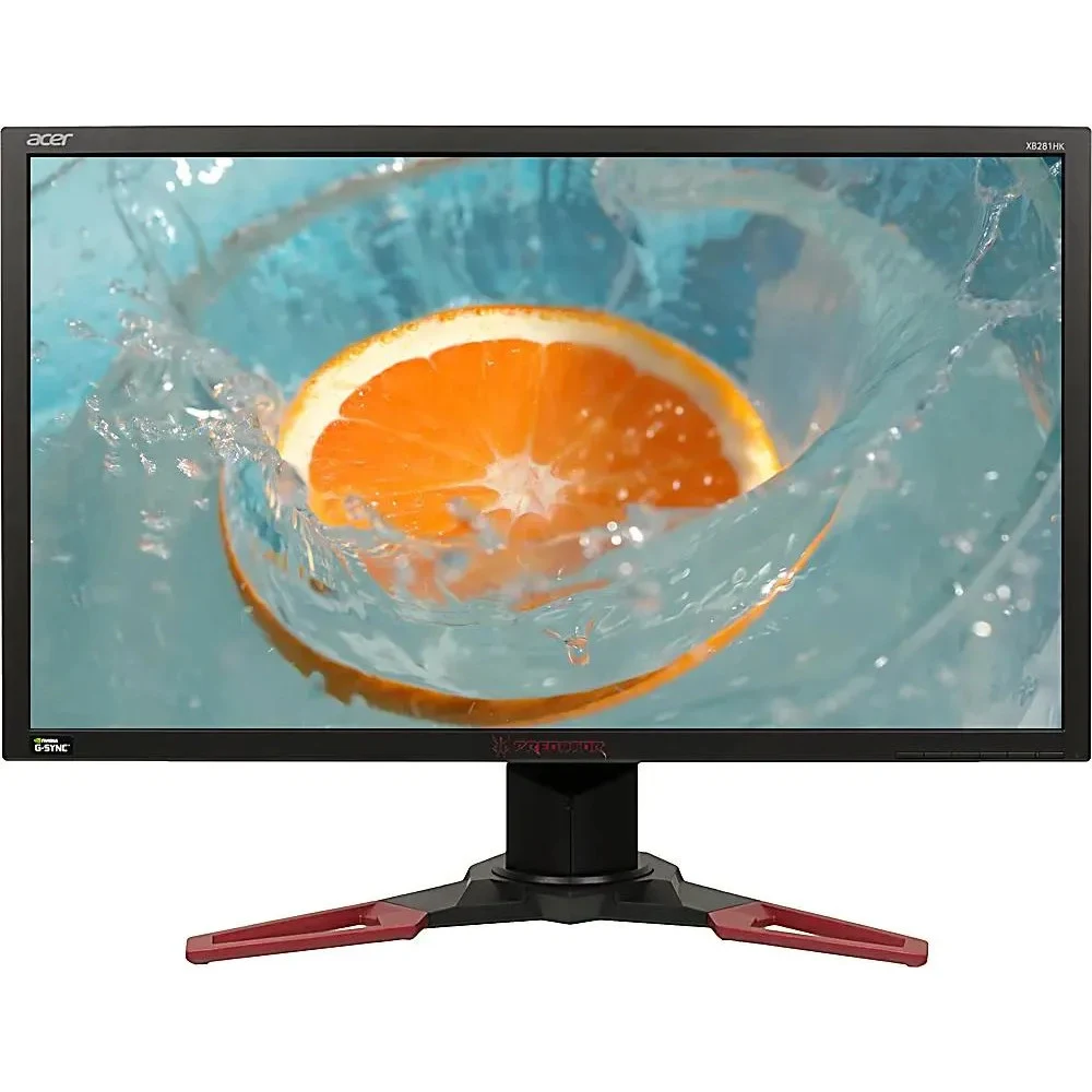 28" Acer Predator XB281HKbmiprz Black (LED, Wide, 3840x2160, 1ms, 170°/160°, 300 cd/m, 100`000`000:1, +DP, +HDMI, +MM, +USB, +Pivot)
