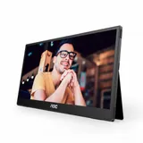 Монитор 15.6" AOC 16T3EA, Black, IPS, 1920x1080@60Hz, 250кд/м2, 700:1, 4ms, H:170/V:170, USB-C