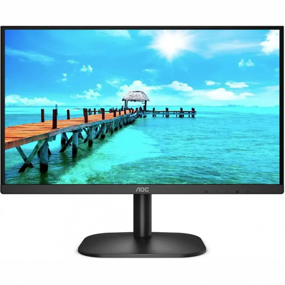 Монитор жидкокристаллический AOC 24B2XDA/01 LCD 23.8'' 16:9 1920х1080(FHD) IPS, nonGLARE, 75 Hz, 250 cd/m2, H178°/V178°, 1000:1, 20М:1, 16.7M, 4ms, VGA, DVI, HDMI, Tilt, Speakers, 3Y, Black