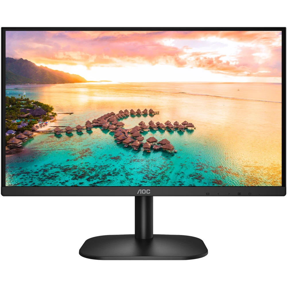 Монитор с Безрамочным Дизайном 23.8" Nomad 24B2XH IPS 1920х1080PX 16:9 75Hz 250кд/м2 7мс 1000:1 20млн:1 1xD-Sub 1xHDMI Угол Обзора 178\178. Черный. Элегантный внешний вид и насыщенные цвета с любого