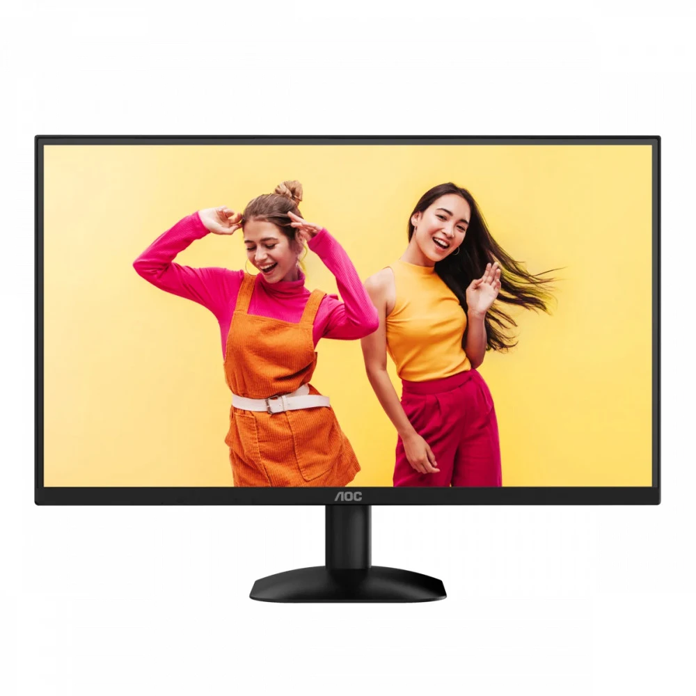 Монитор жидкокристаллический AOC 24B35HM2/01 LCD 23,8'' 16:9 1920х1080(FHD) VA, 100 Hz, 300 cd/m2, H178°/V178°, 4000:1, 16.7M, 1-4ms, HDMI, VGA, черный