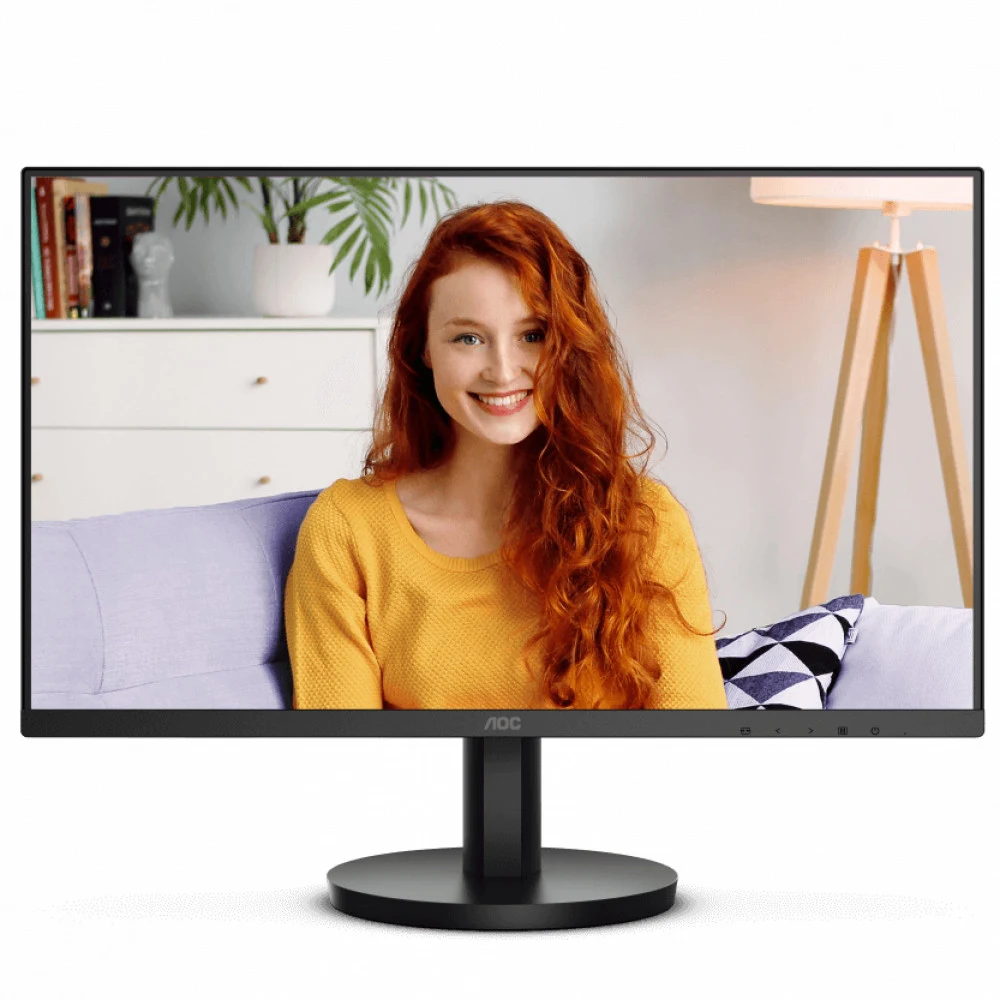 Монитор жидкокристаллический AOC 24B3HMA2/01 LCD 23.8'' 16:9 1920х1080(FHD) VA, nonGLARE, 100 Hz, 250 cd/m2, H178°/V178°, 3000:1, 20M:1, 16.7M, 4ms, VGA, HDMI, Tilt, Speakers, 3Y, Black