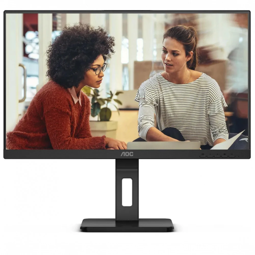 Монитор LCD 23.8'' 16:9 1920х1080(FHD) IPS, nonGLARE, 75 Hz, 300 cd/m2, H178°/V178°, 3000:1, 16.7M, 4ms, VGA, HDMI, DP, Height adj, Pivot, Tilt, Swivel, Speakers, Black