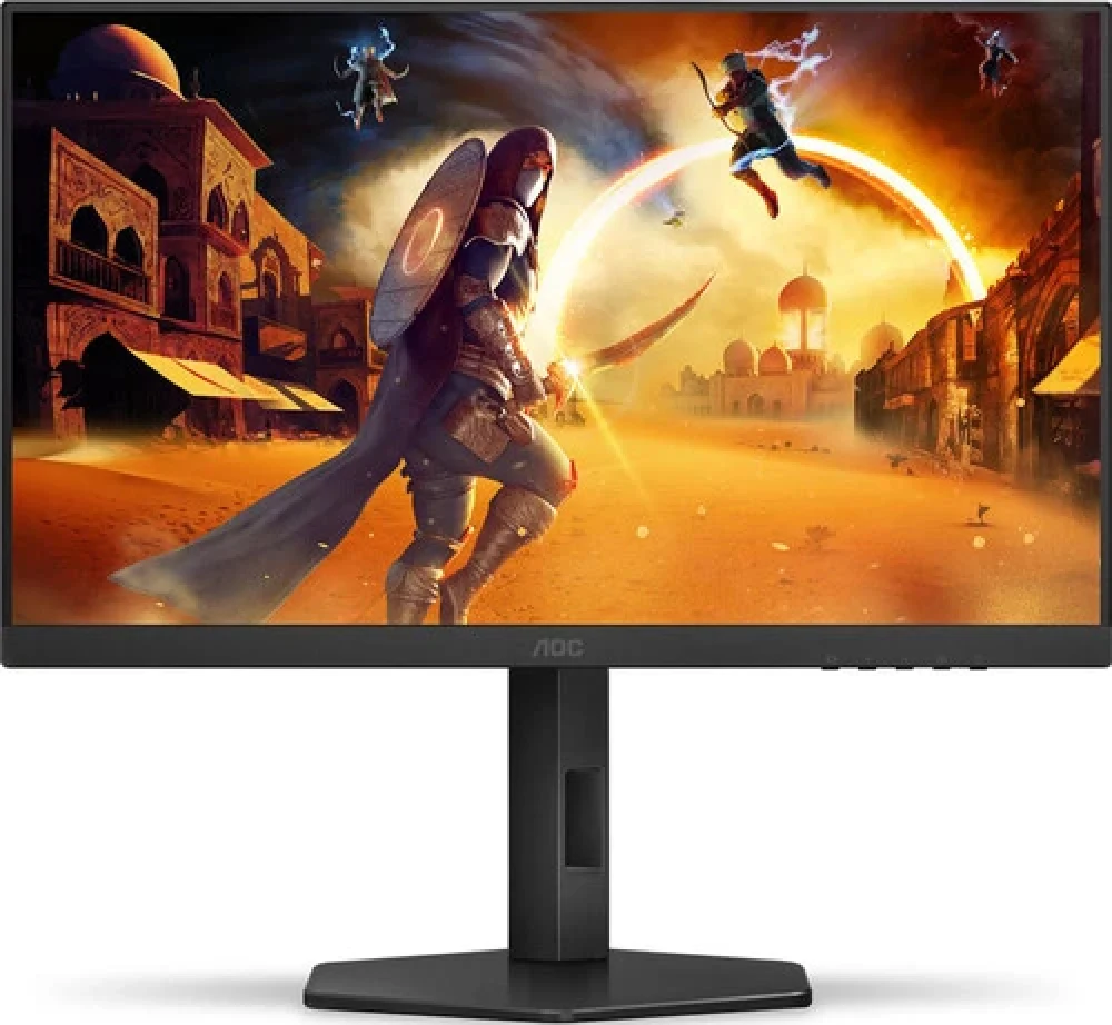 Монитор 23.8" AOC 24G4HX IPS, 1920x1080, 200Hz, 0,3ms, 300сd/m, 1000:1, HDR10 | 2xHDMI(2.0), DP(1.4) | HAS, Pivot, Swivel, InPSU, Speakers, Vesa 100, Black