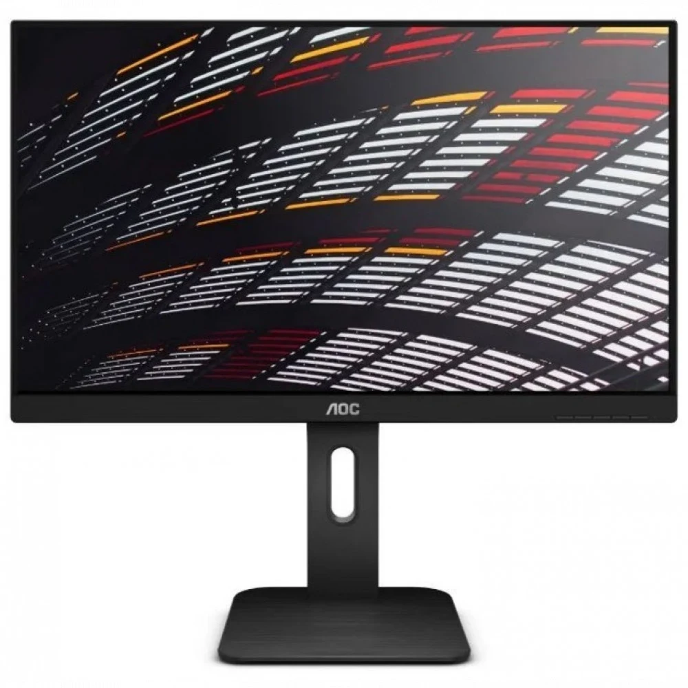 Монитор жидкокристаллический AOC 24P1/01 LCD 23.8'' 16:9 1920х1080(FHD) IPS, nonGLARE, 60 Hz, 250 cd/m2, H178°/V178°, 1000:1, 50М:1, 16.7M, 5ms, VGA, DVI, HDMI, DP, USB-Hub, Height adj, Pivot, Tilt,