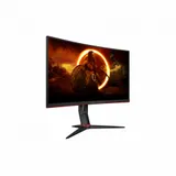 Изогнутый Игровой монитор 27" AOC C27G2Z3/BK/01 VA, 1920x1080, 280Hz, 1мс, 300кд/м, Угол Обзора 178/178, 3000:1, SRGB, Adaptive Sync, Low Blue Light, VESA 100x100, 2xHDMI, 1xDP, 1x Audio out, Наклон