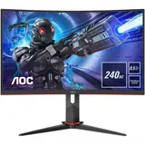 Изогнутый профессиональный игровой монитор 27" AOC C27G2ZE/BK VA 1920x1080 240Hz 0,5ms 300cd/m Curved 3000:1 Радиус кривизны1500R 2xHDMI DP Black/Red