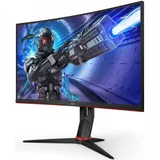 Изогнутый профессиональный игровой монитор 27" AOC C27G2ZE/BK VA 1920x1080 240Hz 0,5ms 300cd/m Curved 3000:1 Радиус кривизны1500R 2xHDMI DP Black/Red