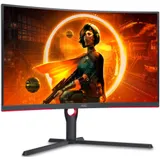 Монитор LCD 31.5'' [16:9] 2560х1440(WQHD) VA, Curved, nonGLARE, 300cd/m2, H178°/V178°, 3000:1, 80M:1, 16.7M, 4ms, VGA, HDMI, DP, USB-Hub, Height adj, Pivot, Tilt, Swivel, Speakers, 3Y, Black-Red