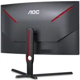 Монитор LCD 31.5'' [16:9] 2560х1440(WQHD) VA, Curved, nonGLARE, 300cd/m2, H178°/V178°, 3000:1, 80M:1, 16.7M, 4ms, VGA, HDMI, DP, USB-Hub, Height adj, Pivot, Tilt, Swivel, Speakers, 3Y, Black-Red