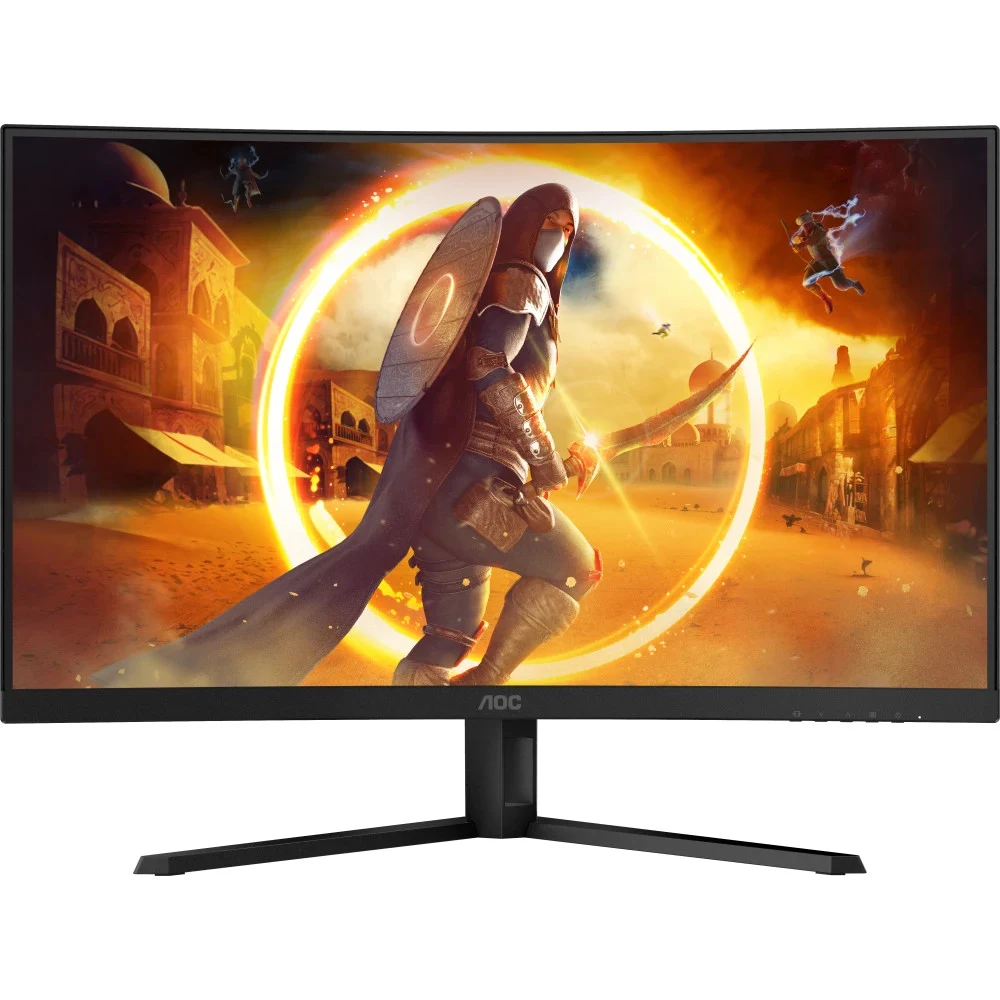 Монитор 31.5" AOC CQ32G4VE Curved VA, 2560x1440, 180Hz, 1ms, 300сd/m, 3500:1, HDR10 | 2xHDMI(2.0), DP(1.4) | InPSU, Vesa 100, Black/Grey