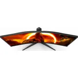Монитор 34" AOC CU34G2XP Black (VA, изогнутый, 3440x1440, 180Hz, 1 ms, 178°/178°, 80M:1, +2xHDMI 2.0, +2xDisplayPort 1.4, +4xUSB 3.0, +MM, +регулировка по высоте)