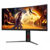 Монитор Игровой 34" AOC CU34G4/01 VA 3440x1440 180Hz 0,5ms 300cd/m2 1500R 2500:1 2xHDMI DP Черный