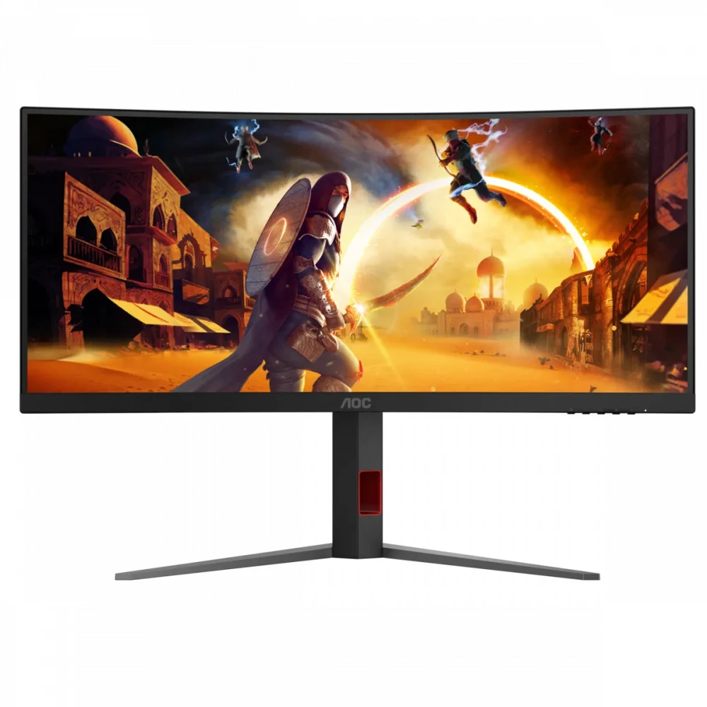 Монитор Игровой 34" AOC CU34G4Z/01/00 VA 3440x1440 240Hz 1ms 400cd/m2 Curved 1500R 2xHDMI 1xDP
