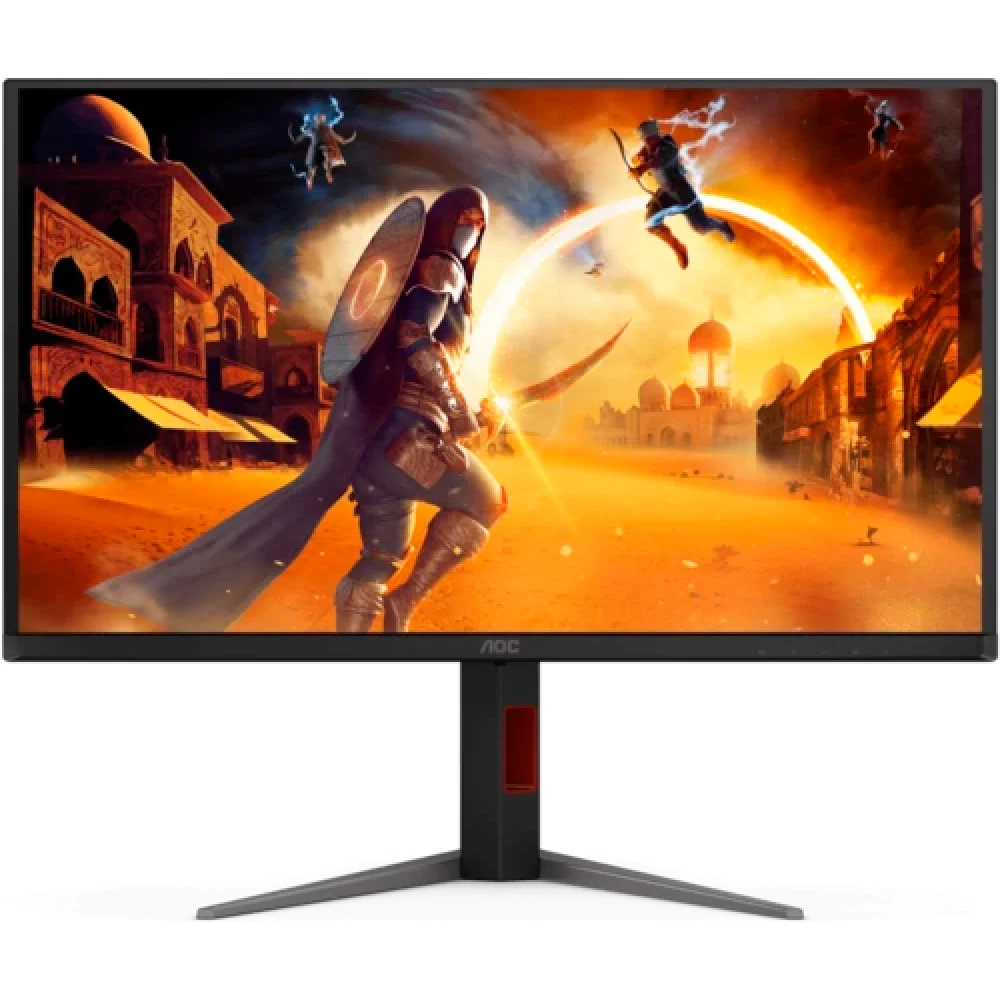 Монитор 26.5" AOC Q27G4ZD QD-OLED, 2560x1440, 240Hz, 0,03ms, 1000сd/m, 1500000:1, HDR10 | 2xHDMI(2.0), DP(1.4), 4xUSB 3.2 | HAS, Pivot, Swivel, InPSU, Vesa 100, Black/Red
