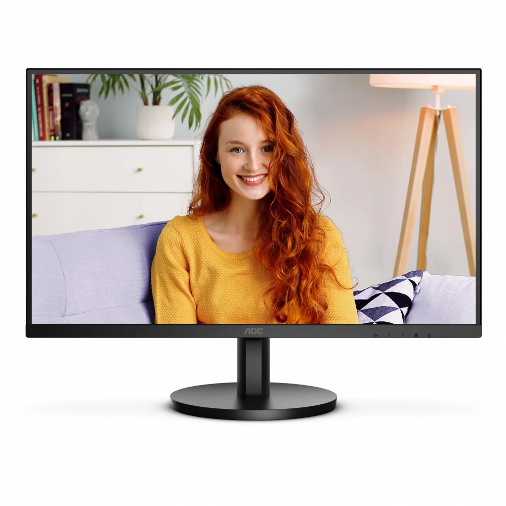 Монитор 27' AOC U27B3A 3840x2160, WLED, 16:9, IPS, 350 cd, 1000:1, 20M:1, 4ms, 178/178, HDMI*2, DP, 60 Hz, Speak, Tilt, HAS, VESA, Внутр, Black, 3y