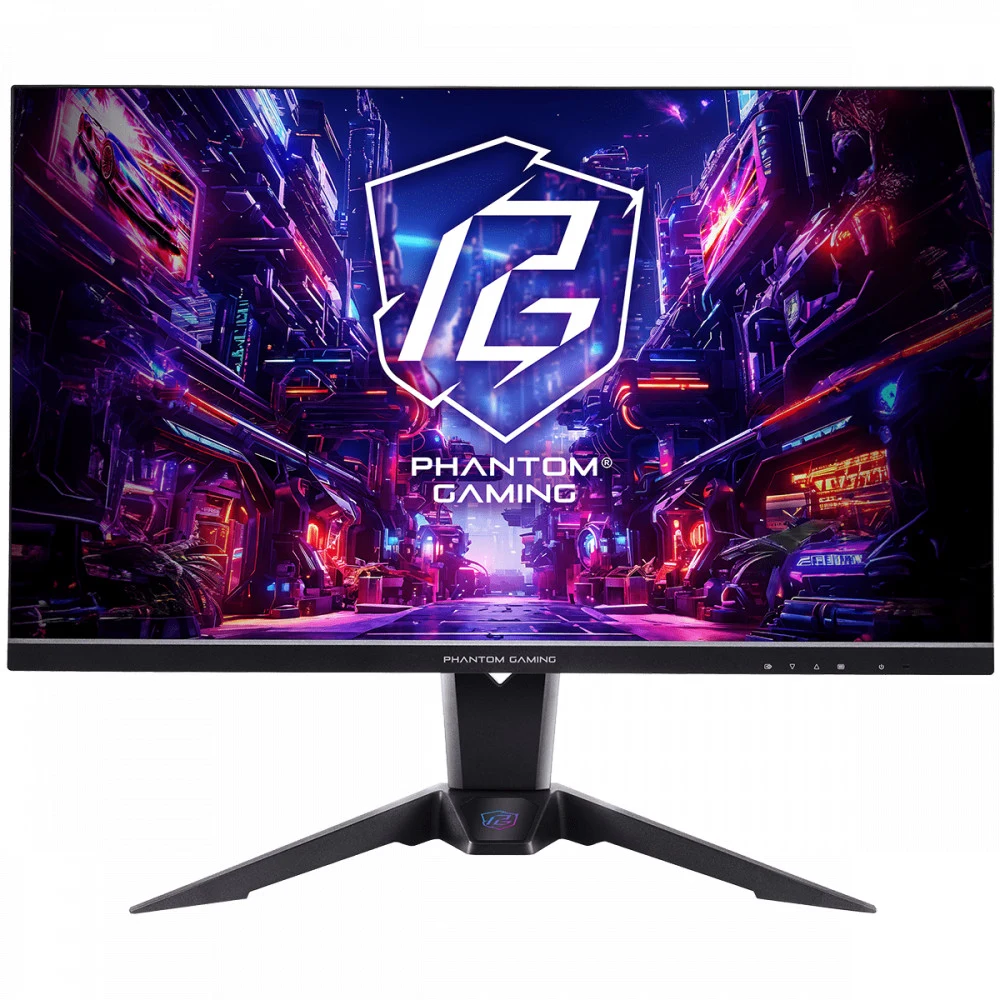 Игровой Монитор Высокого Разрешения 27" ASRock PG27QFT2A IPS 2560x1440@180Hz HDR400 1мс 400cd/m2 1000:1 2xHDMI DP Встроенные колонки 2x2W, Встроенная антенна WiFi (7dBi). Регулировка высоты 100мм, B
