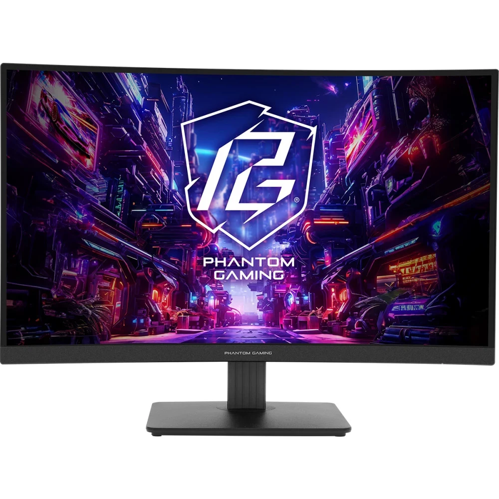 Монитор 27" ASRock Phantom Gaming PG27QRT1B Black (VA, 2560x1440, 2xHDMI+DP, 1 ms, 178°/178°, 300 cd/m, 180Hz, HDR400)