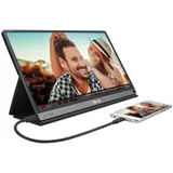 Монитор Asus 15.6" Portable MB16AP темно-серый IPS LED 5ms 16:9 матовая 800:1 220cd 178гр/178гр Type-C 1920x1080 FHD USB