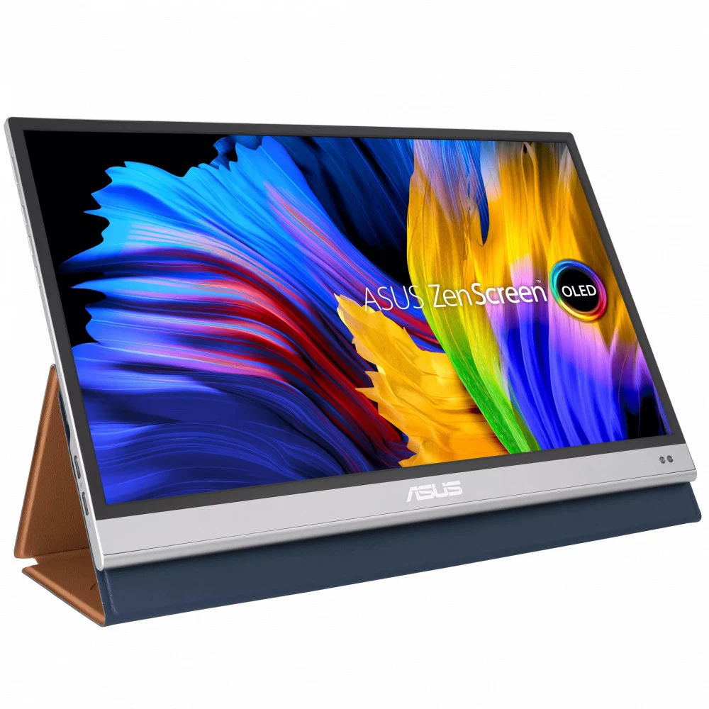 Монитор Asus 13" ZenScreen MQ13AH серебристый OLED LED 1ms 16:9 HDMI глянцевая HAS 400cd 178гр/178гр 1920x1080 60Hz FHD USB 0.49кг