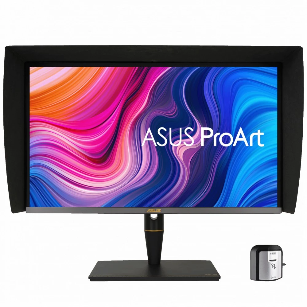 Монитор LCD 27" PA27UCX-K/ ASUS ProArt PA27UCX-K, профессиональный монитор с подсветкой на мини-светодиодах, 27", 4K, IPS, 1000 кд/м2, оптимизация контрастности при смещении (технология OCO), HDR10,