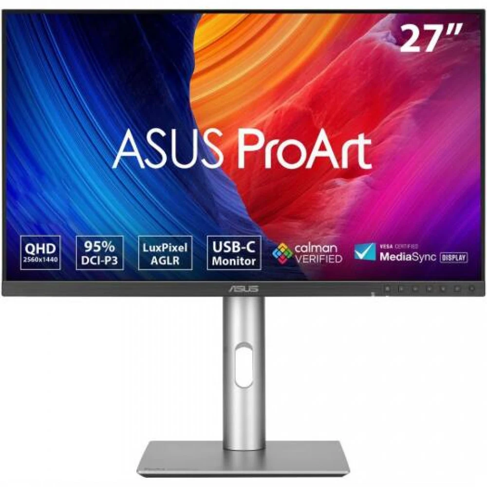Монитор ASUS ProArt PA278CFRV IPS,27",16:9 WQHD (2560 x 1440),350cd/m2,1000:1,178/178,5ms,HDMI,DP,USB-C 96W