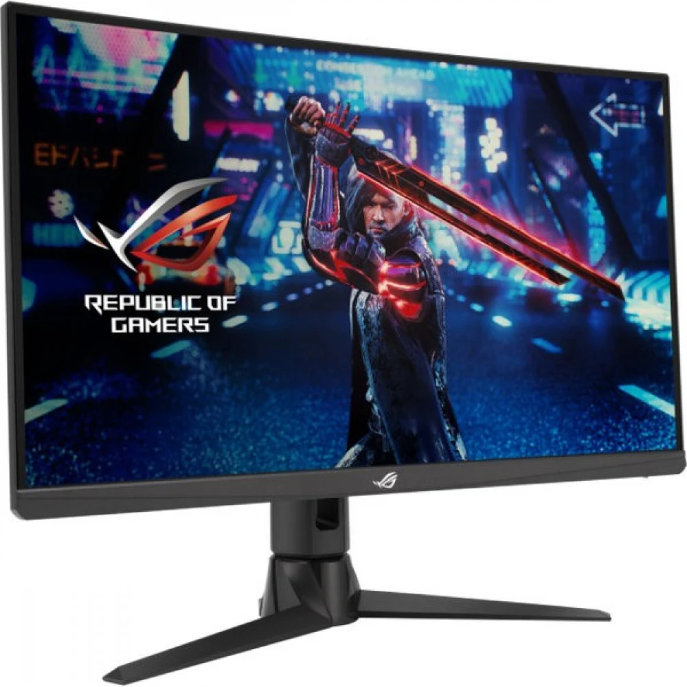 Монитор ASUS ROG Strix XG27AQV, игровой монитор с изогнутым экраном, 27" / WQHD (2560x1440), быстрая IPS-панель, разгон до 170 Гц, 1 мс (GTG), FreeSync Premium, переменная компенсация времени отклик