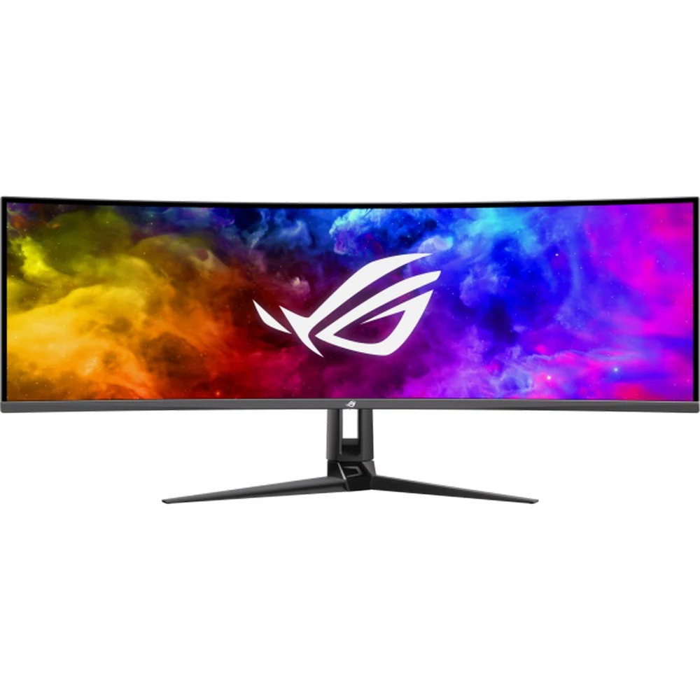 Широкоформатный игровой монитор OLED Монитор 49" ASUS ROG Swift PG49WCD OLED 5120x1440 144Hz 0.03ms 250cd/m 1.5M:1 1xHDMI 1xDP 1xUSB-C, регулировка по высоте