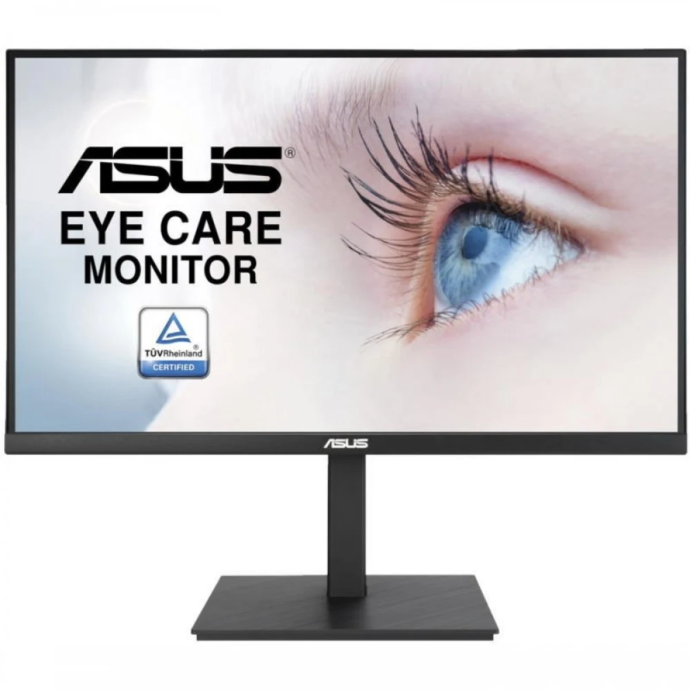 Мониторы LCD 27" VA27AQSB/ ASUS VA27AQSB, 27" Wide LED IPS monitor, WQHD (2560 x 1440), 1ms MPRT, 350 cd/m2, 100 M :1, 178°(H), 178°(V), 75Hz, HDMI, DP, speakers 2W x 2, USB, VESA 100x100 mm, HAS, b