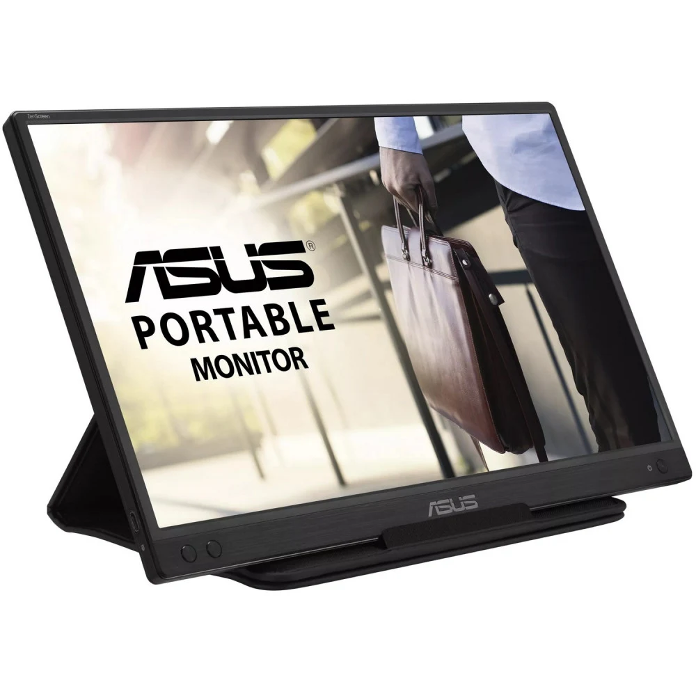 Монитор LCD 15.6"MB166C/ ASUS ZenScreen MB166C, портативный USB-монитор, 15,6" / FHD, IPS-панель, USB-C, подавление мерцания, фильтрация синего света, антибликовое покрытие