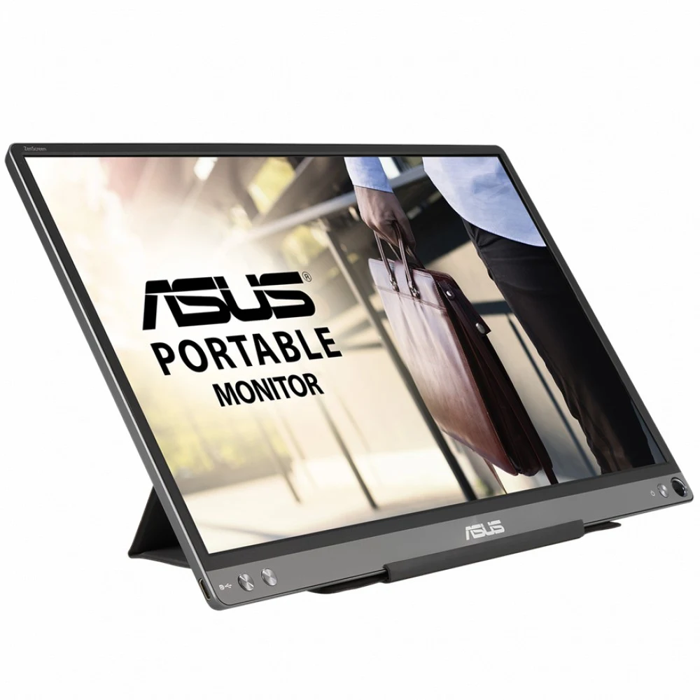 ASUS ZenScreen MB16ACE 15.6" USB Type-C Portable Monitor, FHD (1920x1080), IPS, 16:9, 178°/ 178°, 220cd/㎡, 800:1, 5ms(GTG), 60Hz, USB-Cx1, Flicker free, Low Blue Light, Compatible with USB Type-A, A