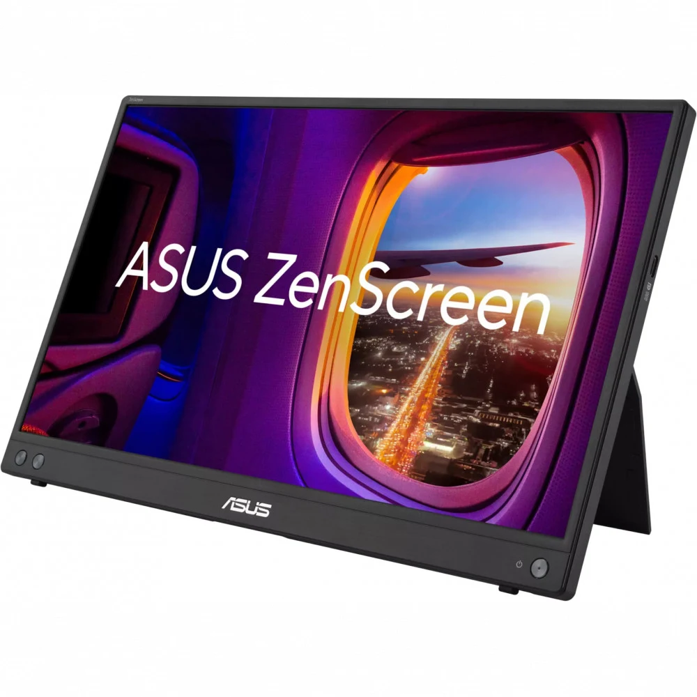 Монитор LCD 15.6" MB16AHV/ ASUS ZenScreen MB16AHV 15.6", portable monitor Full HD (1920x1080), IPS, 250cd/m2, 5ms(GTG), 60Hz, 800:1, USB-Cx2 (DP Alt Mode, 15W), Mini HDMI, Blue Light Filter, Anti-gl