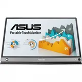 ASUS ZenScreen Touch MB16AMT, 15,6" IPS портативный монитор с интерфейсом USB-C, Full HD (1920x1080), 10-пальцевый сенсорный интерфейс, аккумулятор (до 4 часов автономной работы), micro-HDMI, складн