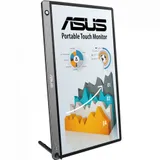 ASUS ZenScreen Touch MB16AMT, 15,6" IPS портативный монитор с интерфейсом USB-C, Full HD (1920x1080), 10-пальцевый сенсорный интерфейс, аккумулятор (до 4 часов автономной работы), micro-HDMI, складн