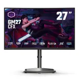 Монитор, Cooler Master, CMI-GM27-CFX-EK, 27", 1920х1080, VA-матрица (1500R), 0,5 мс, 240 Гц, 1*DP 1.2, 2*HDMI 2.0, 400кд/м2, 3000:1, 2*2W, угол обзора(гор/верт)178/178, VESA 100*100, Чёрный