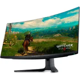 Монитор 34" Dell Alienware AW3423DWF, Black, QD OLED, 3440x1440@165Hz, 1000кд/м2, H/V:178, 2xDP,HDMI
