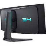Монитор 34" Dell Alienware AW3423DWF, Black, QD OLED, 3440x1440@165Hz, 1000кд/м2, H/V:178, 2xDP,HDMI
