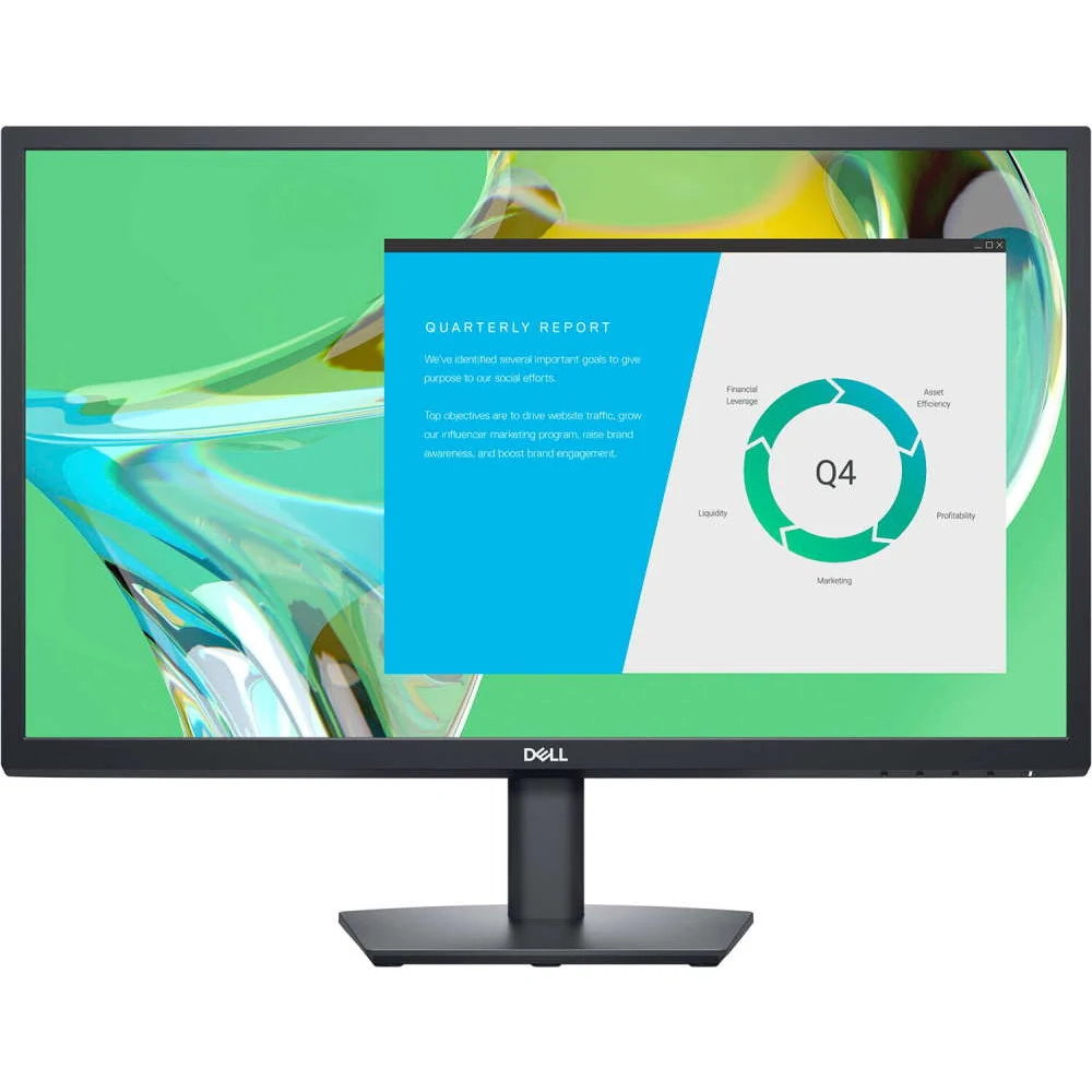 LCD Dell 23.8" E2422HN черный {IPS 1920x1080 75Hz 5ms 178/178 250cd 1000:1 8bit(6bit+FRC) D-Sub HDMI1.4 FlickerFree VESA} [2422-7678]